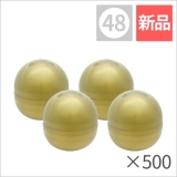 48mm空カプセル不透明+ゴールド【お取り寄せ】 500個
