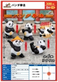 【8月発売】パンダ拳法　40個入り (300円カプセル)【一次予約】