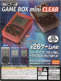 液晶ミニゲーム機　GAMEBOX mini CLEAR　40個入り (300円カプセル)