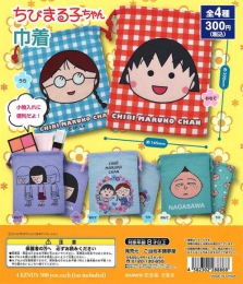 【6月発売】再販　ちびまる子ちゃん巾着　40個入り (300円カプセル)【二次予約】