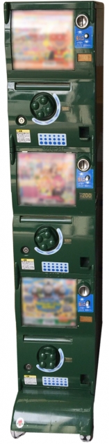 Cランク 中古 ジャンボカードダスマシン グリーン 100 300円仕様 ガチャガチャ 本体 ガチャガチャ カプセルトイ通販専門店 チャッピー Chappy