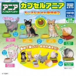 カプセルアニアちいさなおせわ動物編2　40個入り (300円カプセル)