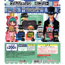 From TV animation ONE PIECE ダブルジャックマスコット3 50個セット (200円カプセル)