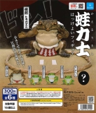 【9月発売】再販　蛙力士　はっけよいフィギュア　40個入り (300円カプセル)【一次予約】