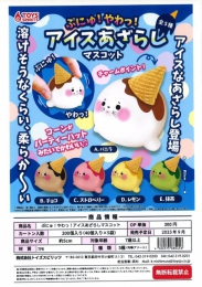 【9月発売】ぷにゅ!やわっ!アイスあざらしマスコット　40個入り (300円カプセル)【二次予約】