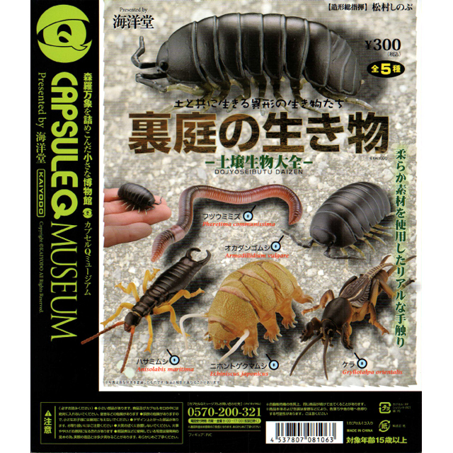 海洋堂 裏庭の生き物〜土壌生物大全〜 50個セット (300円商品 