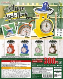 【6月発売】ミニキッチンスケールクロック 　40個入り (300円カプセル)