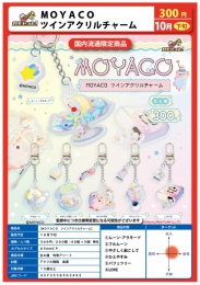 【10月発売】MOYACOツインアクリルチャーム　 40個入り (300円カプセル)【二次予約】