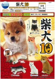 【11月発売】柴犬10　50個入り(200円カプセル)【二次予約】
