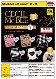 【12月発売】CECIL McBEE ミニミラー第2弾　40個入り (300円カプセル)【二次予約】