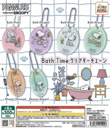 KOROKOROSNOOPY BathTimeクリアキーチェーン　40個入り (300円カプセル)