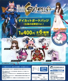 Fate/EXTELLA ダイカットボードバッジ(玉藻の前陣営Ver.)　50個入り (400円カプセル)