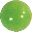 ガラガラ抽選器用 抽選玉1個(黄緑色)