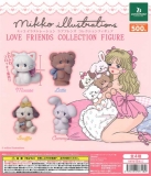 【5月発売】再販 mikko illustrations LOVE FRIENDS コレクションフィギュア 20個入り (500円カプセル)【二次予約】